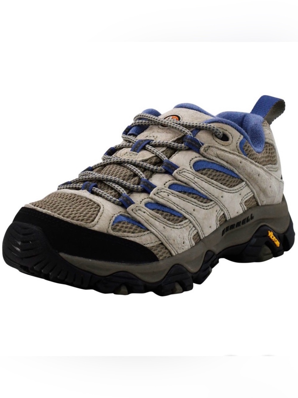 Merrell J035880 Women’s Size 7 Tan Hiking Boots Shoes Moab 3 Aluminum Marlin